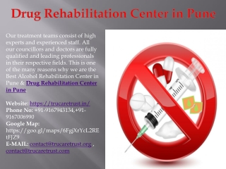 Drug Rehabilitation Center in Pune