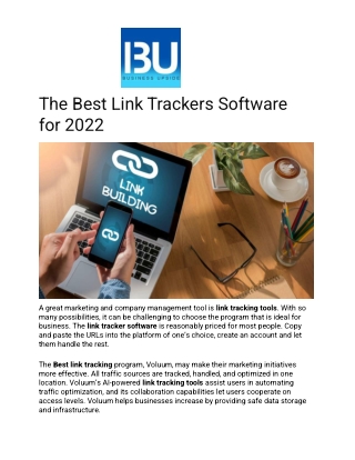 The Best Link Trackers Software for 2022