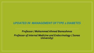 new updated treatment of type 2 diabetes