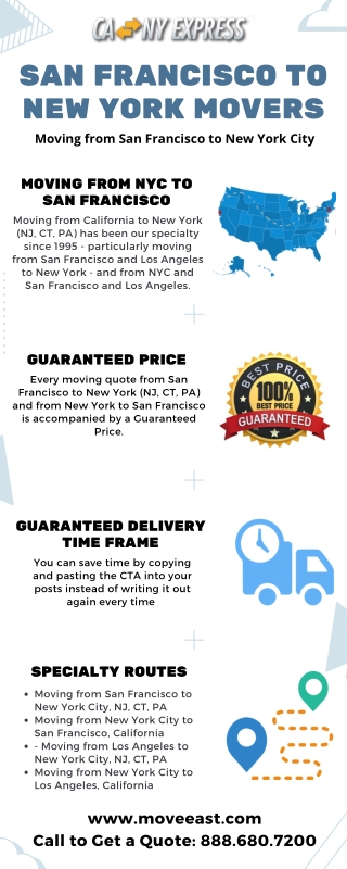 Moving from San Francisco to New York City