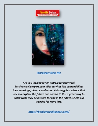 Astrologer Near Me | Bestlovespellsexpert.com