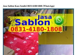 Jasa Sablon Kaos Sendiri 08౩l_Կl80_l808{WA}