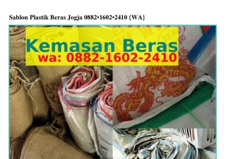 Sablon Plastik Beras Jogja 0882.l602.2Կl0{WA}