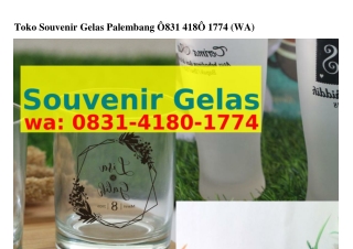 Toko Souvenir Gelas Palembang