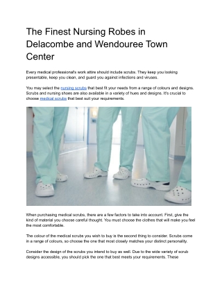 The Finest Nursing Robes in Delacombe and Wendouree Town Center