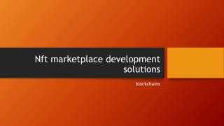 Nft marketplace development solutions22
