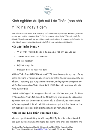 Kham Pha Nui Lao Than Co Gi Thu Vi Xuantien52hz
