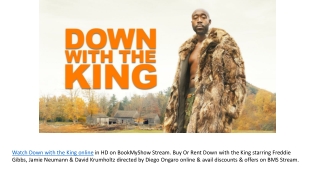 Down with the king
