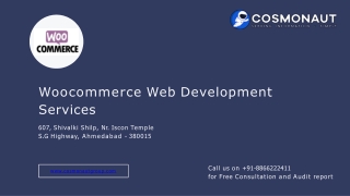 Woocommerce Web Development Services