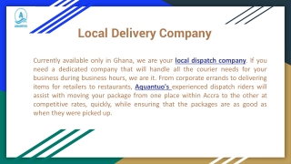 delivery companies in ghana