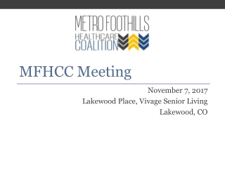 MFHCC Meeting