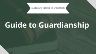 Guide to Guardianship