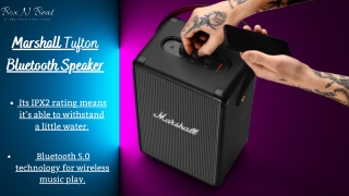 Marshall Tufton Bluetooth Speaker