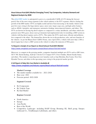Diesel Exhaust Fluid (DEF) Market (1)