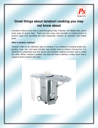 Tandoor Manufacturers in India