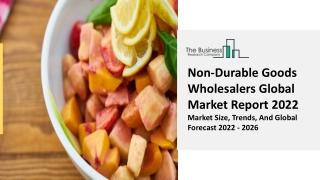 Non-Durable Goods Wholesalers Market Analysis, Research Trends, Industry Outlook