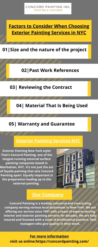 Factors to Consider When Choosing Exterior Painting Services in NYC