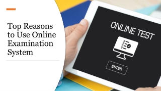 Top Reasons to Use Online Examination System_