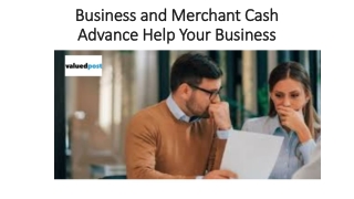 Business and Merchant Cash Advance Help Your Business