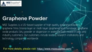 Graphene Powder