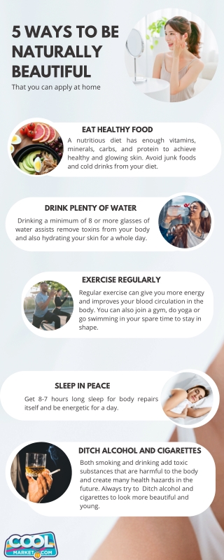 5 Ways to be Naturally Beautiful | CoolMarket