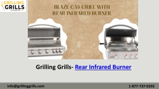 Professional Blaze Products -  Rear Infrared Burner