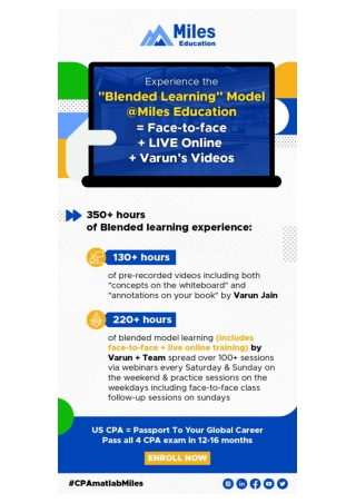 Blended Learning at Miles