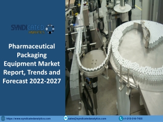 Pharmaceutical Packaging Equipment Market