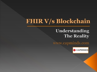 FHIR Vs Blockchain