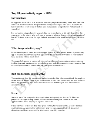 Top 10 Best Productivity Apps That Blow Up Your Time