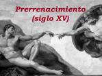 Prerrenacimiento siglo XV