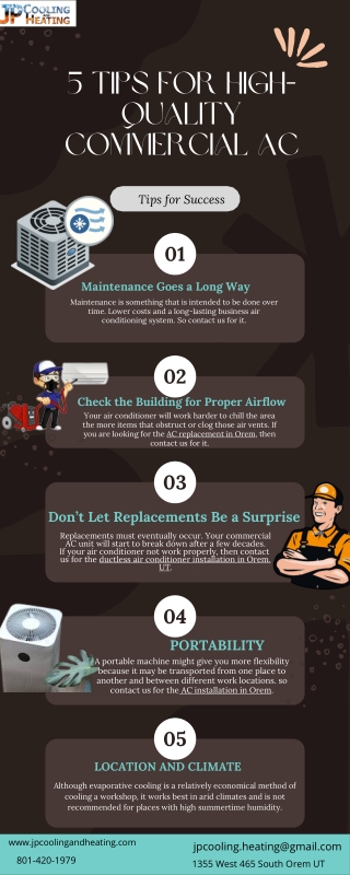 5 Tips for High-Quality Commercial AC