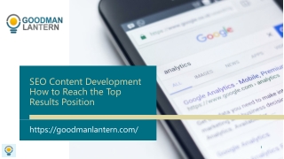 SEO Content Development How to Reach the Top Results Position
