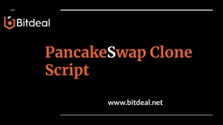 Launch your own DeFi based DEX Platform like PancakeSwap