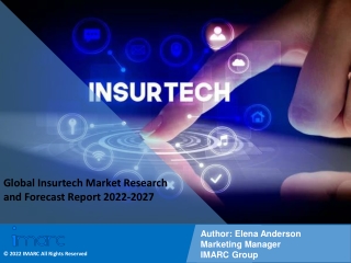 Insurtech Market PDF: Research Report, Share, Size, Trends, Forecast by 2027