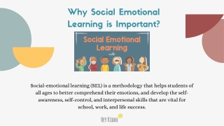 Why Social Emotional Learning is Important