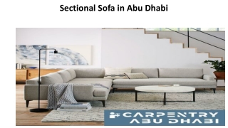 Sectional Sofa in Abu Dhabi
