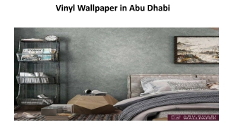 Vinyl Wallpaper in Abu Dhabi