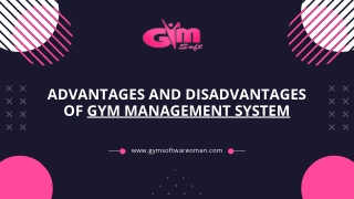 Advantages and Disadvantages of Gym Management System