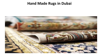 Hand Made Rugs in Dubai