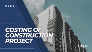 Costing of Construction Project - PPT