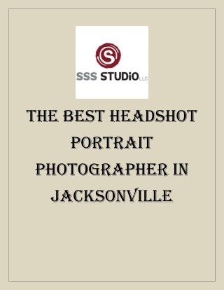 Headshot Portrait Photographer Jacksonville