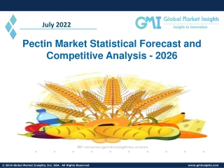 Pectin Market Set for Rapid Growth and Industry Trends by 2026