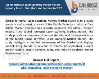 Global Terrestial Laser Scanning Market