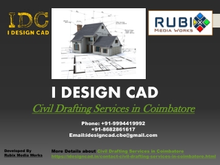 Civil Drafting Services in Coimbatore