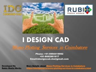 Mono Plotting Services in Coimbatore