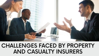 Challenges Faced by Property and Casualty Insurers
