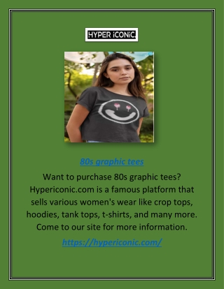 80s Graphic Tees | Hypericonic.com