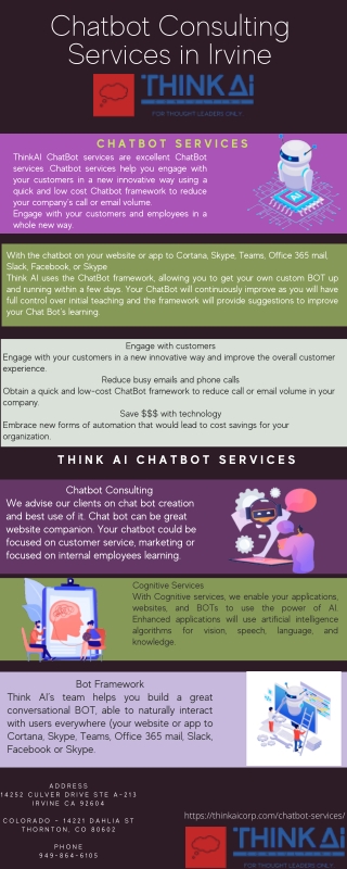 Chatbot Consulting Services in Irvine