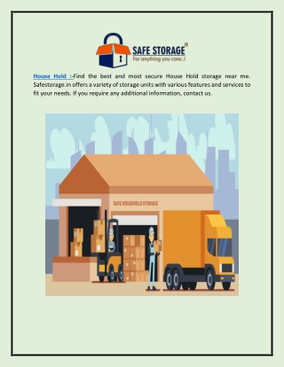 House Hold  Safestorage.in